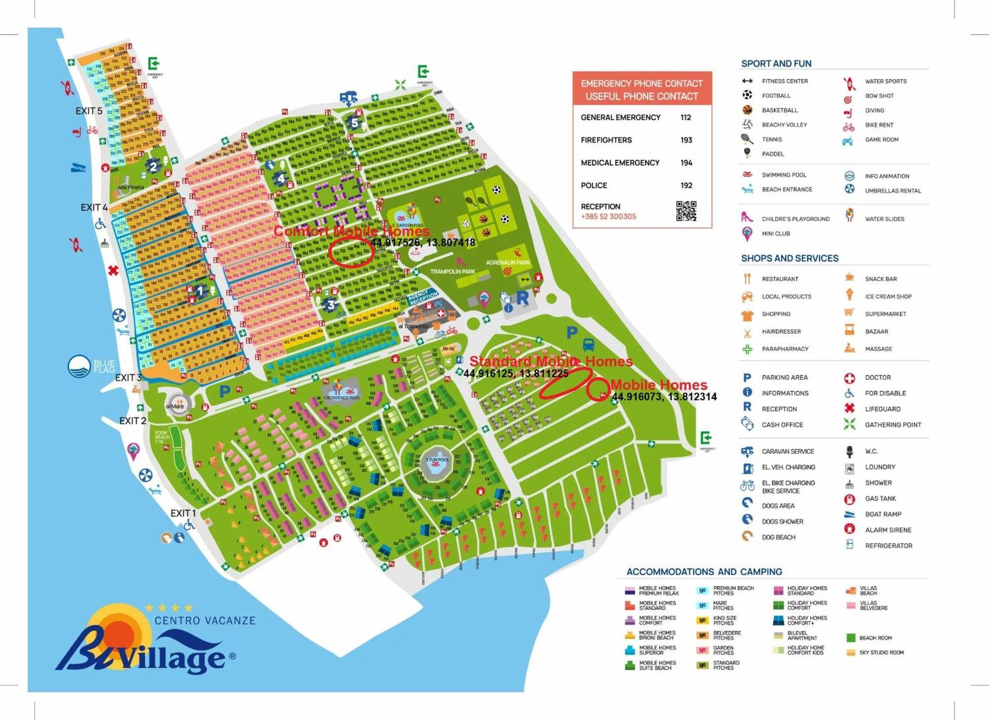 Plamar Mobile Homes Bi Village Фажана Экстерьер фото